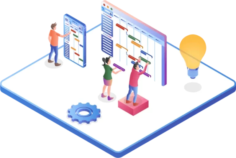 diagramme de Gantt pour l'organisation de chantier